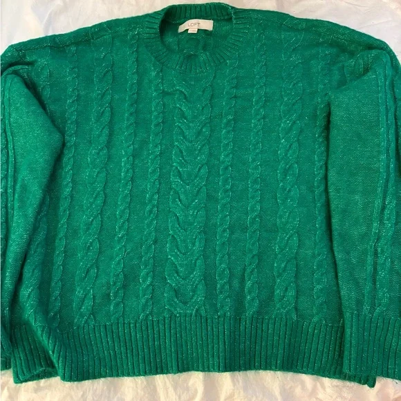 LOFT Cable sweater - Picture 1 of 3